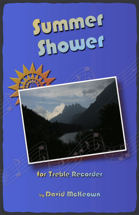 Book cover for Summer Shower for Treble Recorder Duet
