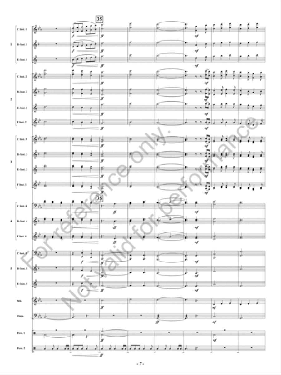 Ghillie Dhu Concert Band scores gallery preview page 8