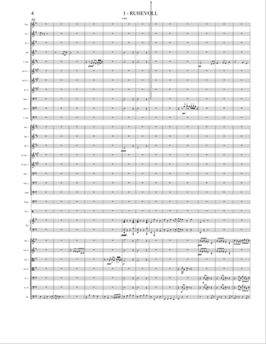 Ruhevoll Full Orchestra scores gallery preview page 4
