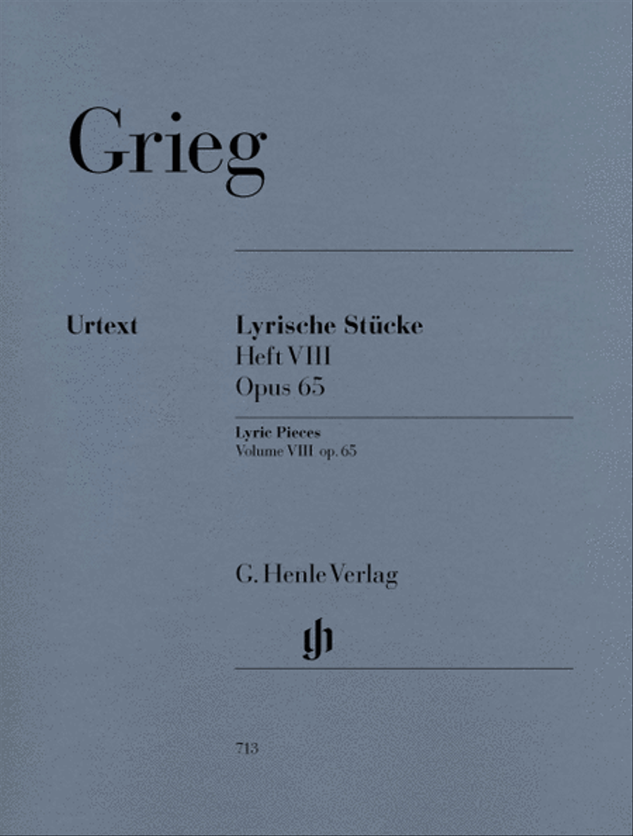 Lyric Pieces, Volume VIII Op. 65 Piano Solo scores gallery preview page 1