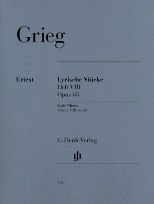 Book cover for Lyric Pieces, Volume VIII Op. 65