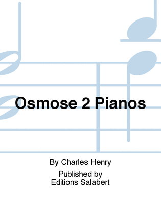 Book cover for Osmose 2 Pianos