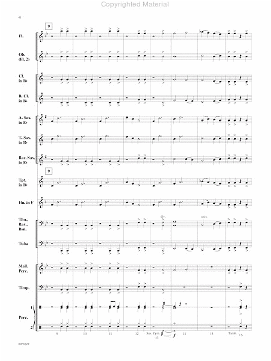 Redhawk Concert Band scores gallery preview page 5