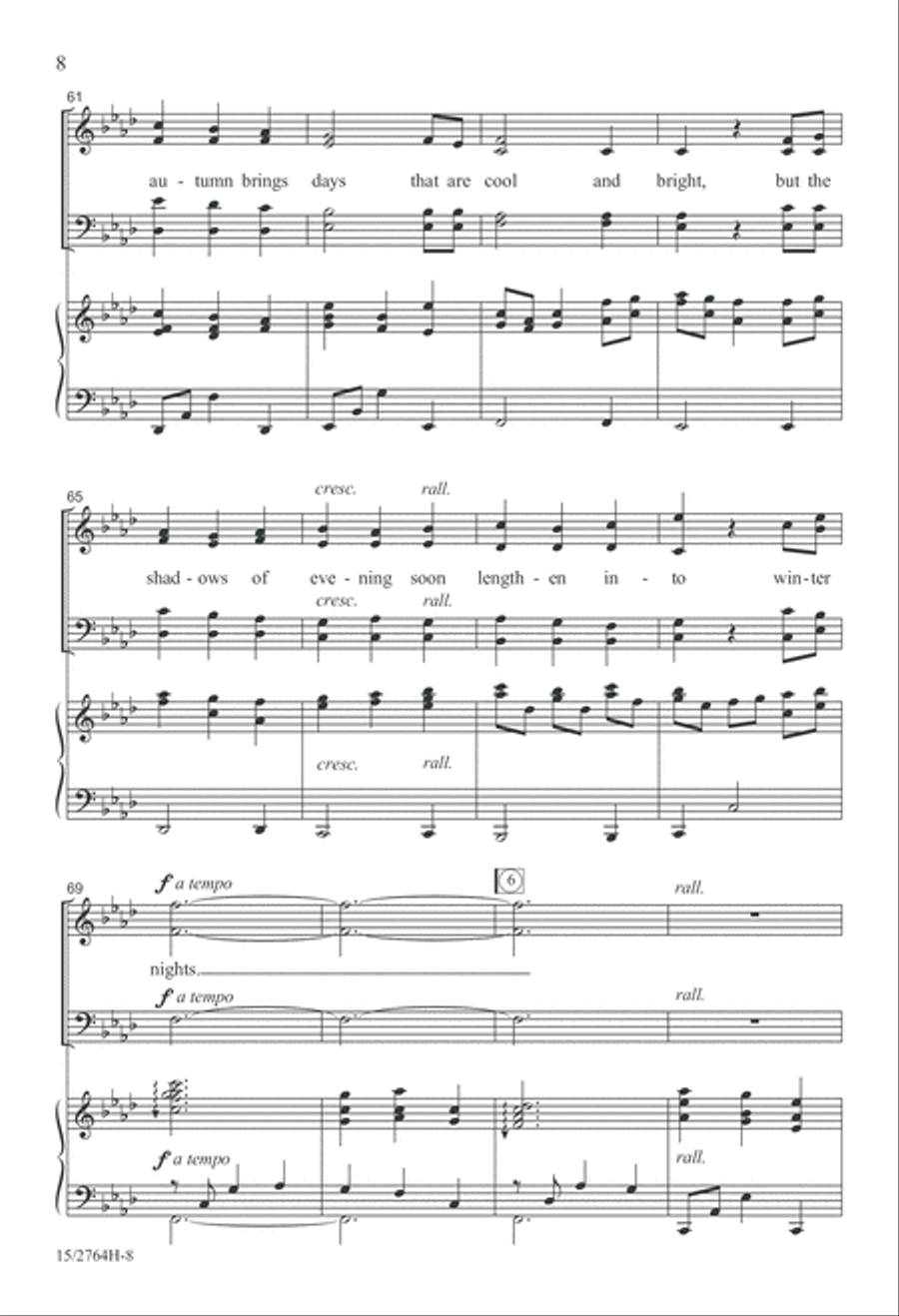 Seasons Come, Seasons Go 4-Part scores gallery preview page 8