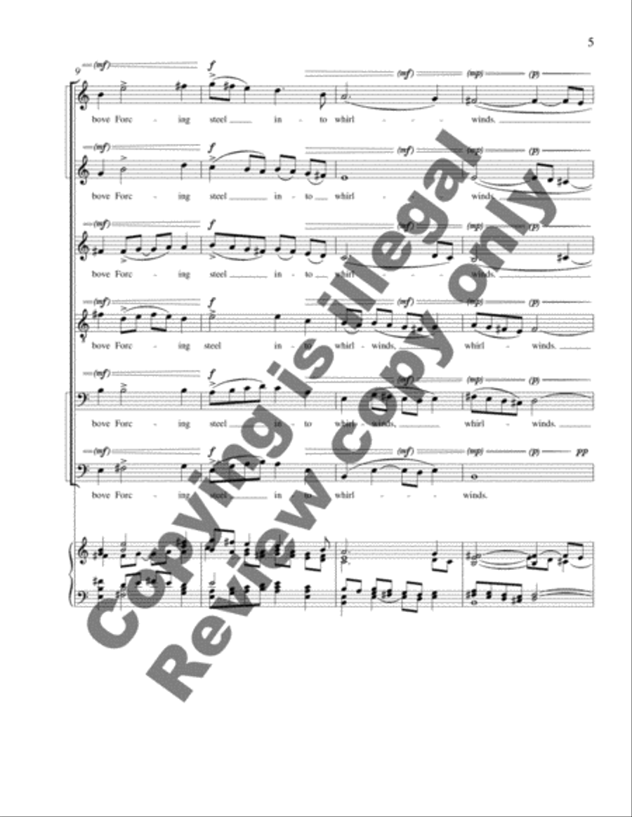 Into the Hour of New Life SSATBB scores gallery preview page 5