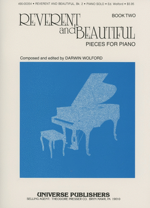 Book cover for Reverent and Beautiful Pieces for Piano, Book 2 - Piano Solos