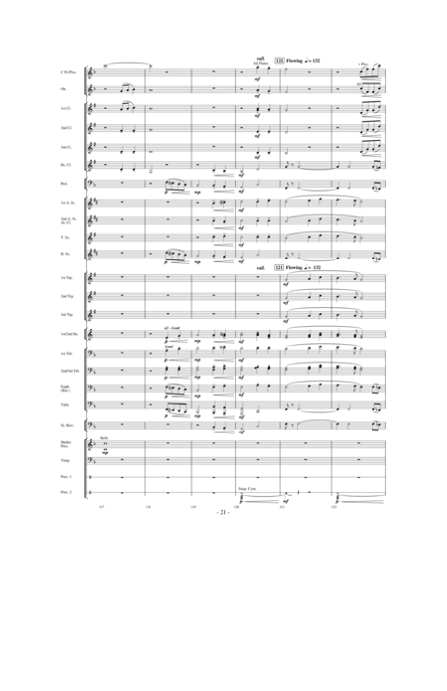 Flight of Valor Concert Band scores gallery preview page 20