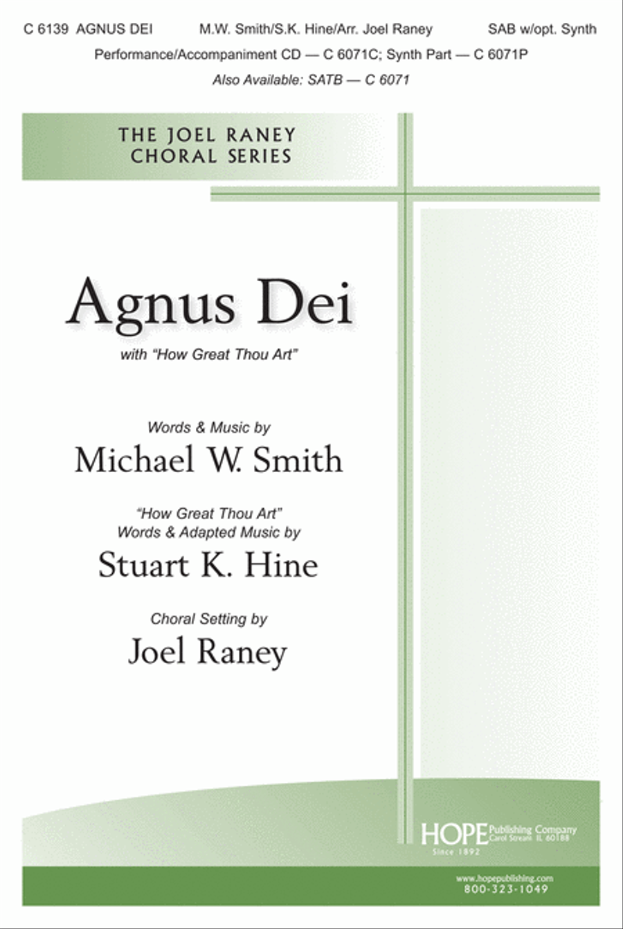 Agnus Dei with How Great Thou Art 3-Part scores gallery preview page 1