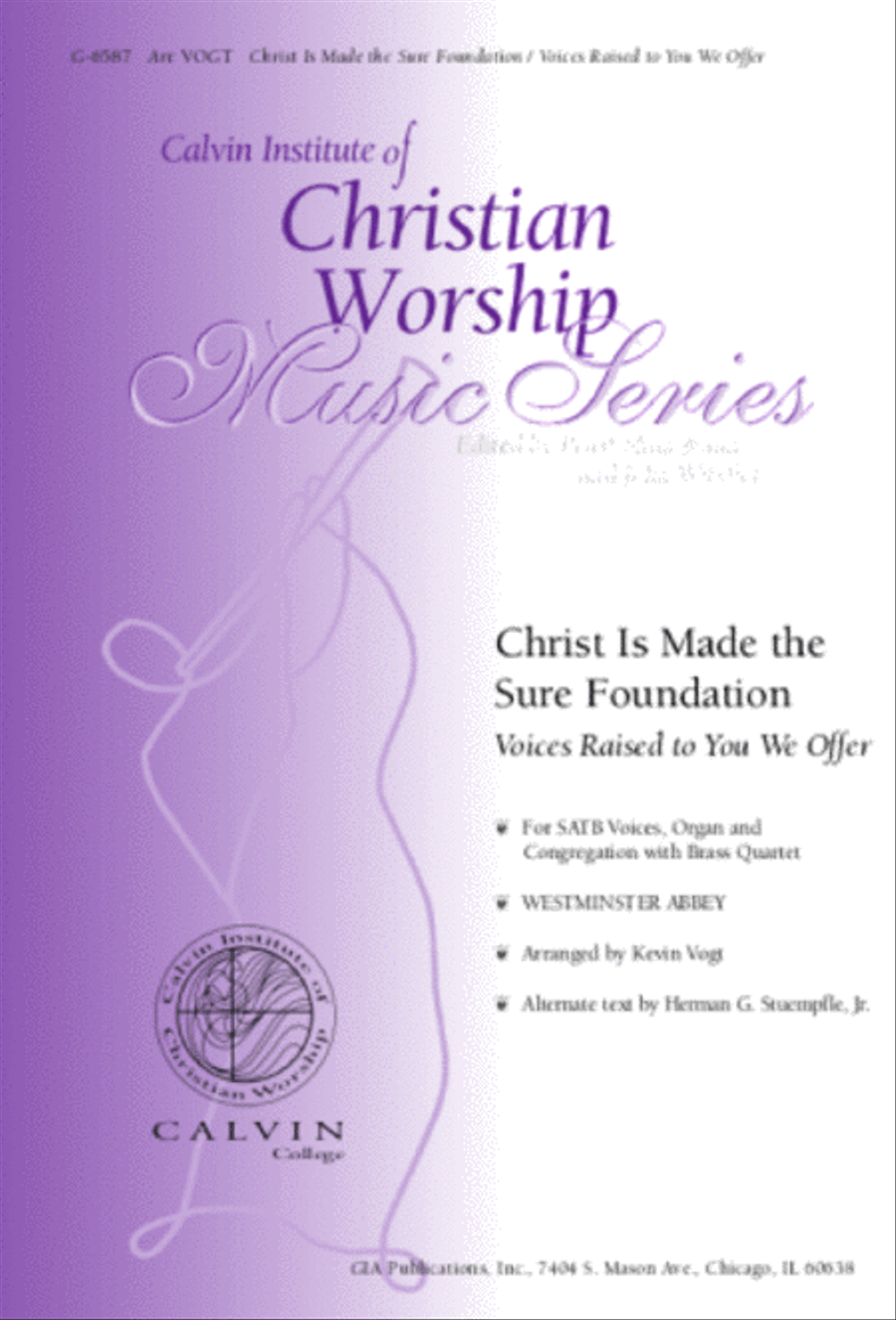 Christ Is Made the Sure Foundation / Voices Raised to You We Offer - Instrument edition Trombone scores gallery preview page 1