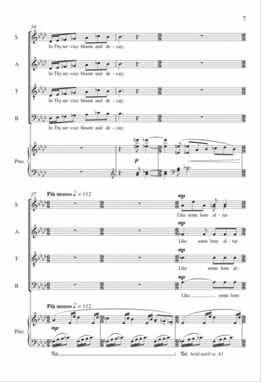 Teach Me to Love Teach Me to Love 4-Part scores gallery preview page 6