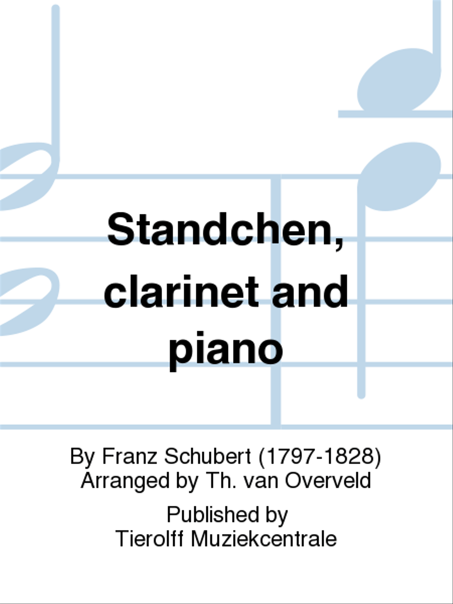 Ständchen, Clarinet & Piano E-Flat Clarinet scores gallery preview page 1