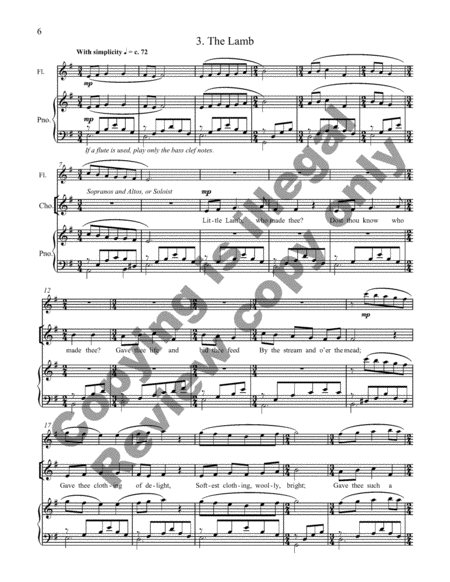 Songs of Innocence (Choral Score) image number null