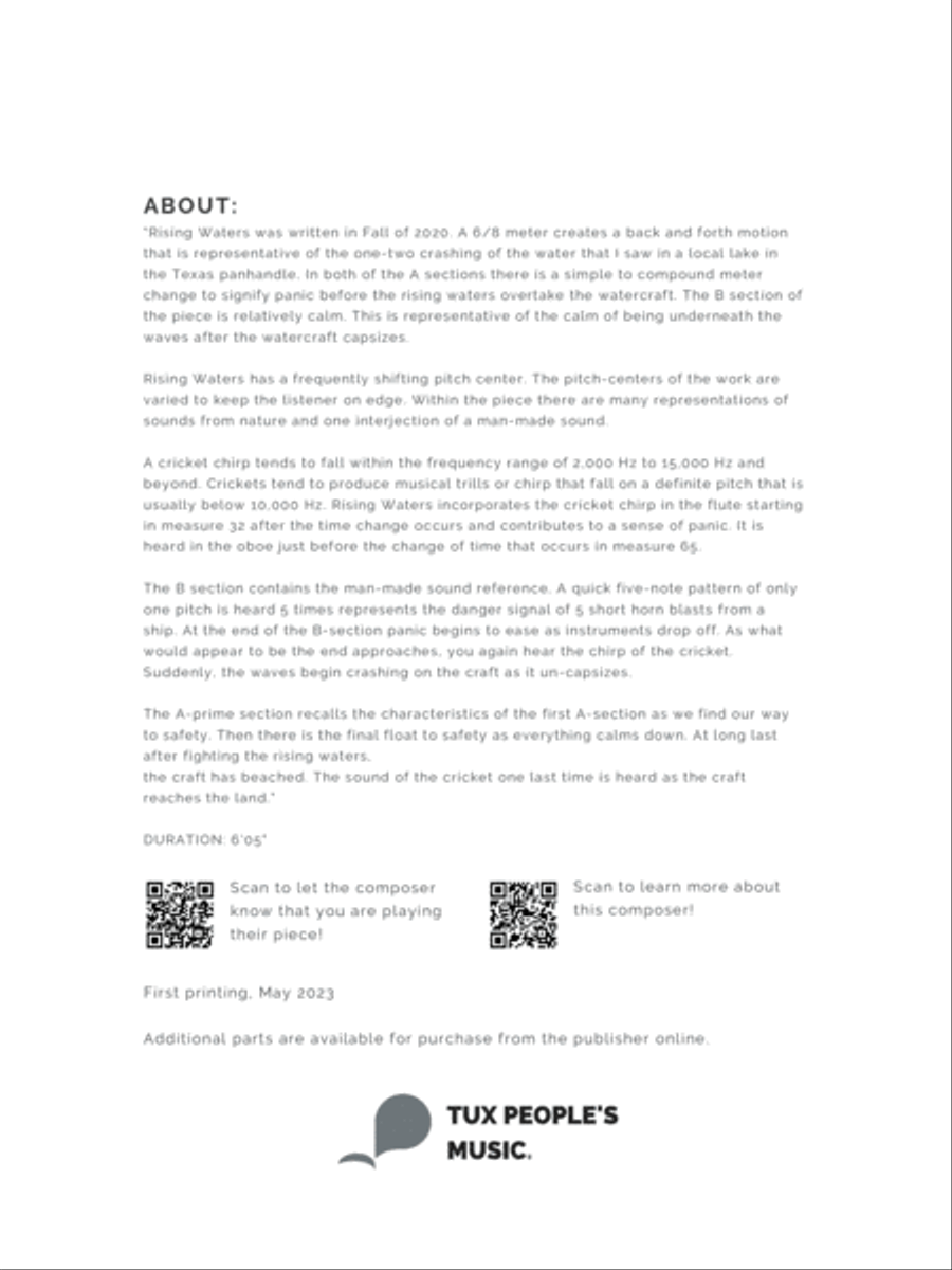 Rising Waters Woodwind Quintet scores gallery preview page 3