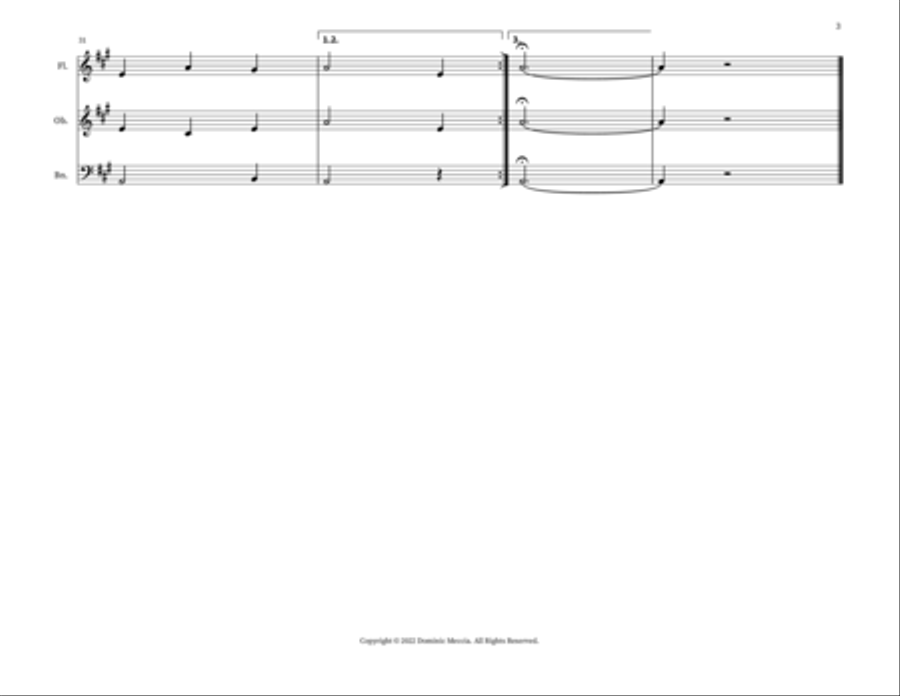 Llwyn On (The Ash Grove) Llwyn On (The Ash Grove) Small Ensemble scores gallery preview page 3
