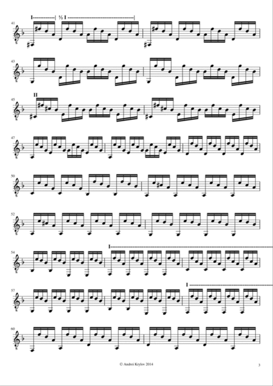 Allegro Spirituoso Acoustic Guitar scores gallery preview page 3