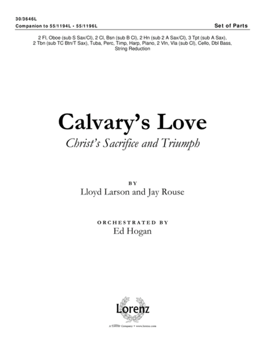 Calvary's Love - CD with Printable Parts
