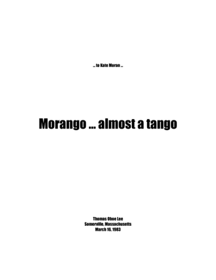 Book cover for Morango ... almost a tango (1994 version for violin and piano)