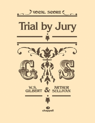Book cover for Trial By Jury Vocal Score