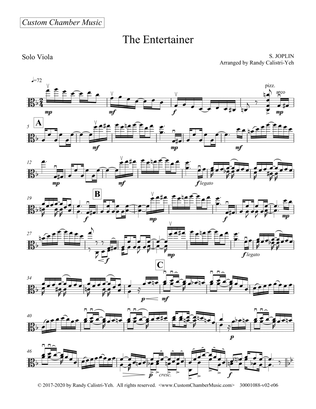 Joplin "The Entertainer" (solo viola)