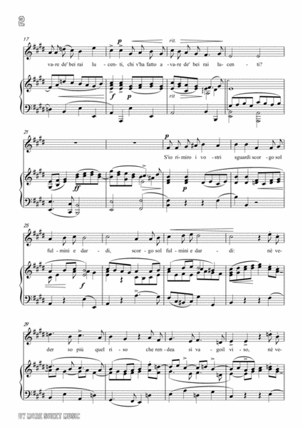 Falconieri-Vezzosette e care pupillette in E Major,for voice and piano image number null
