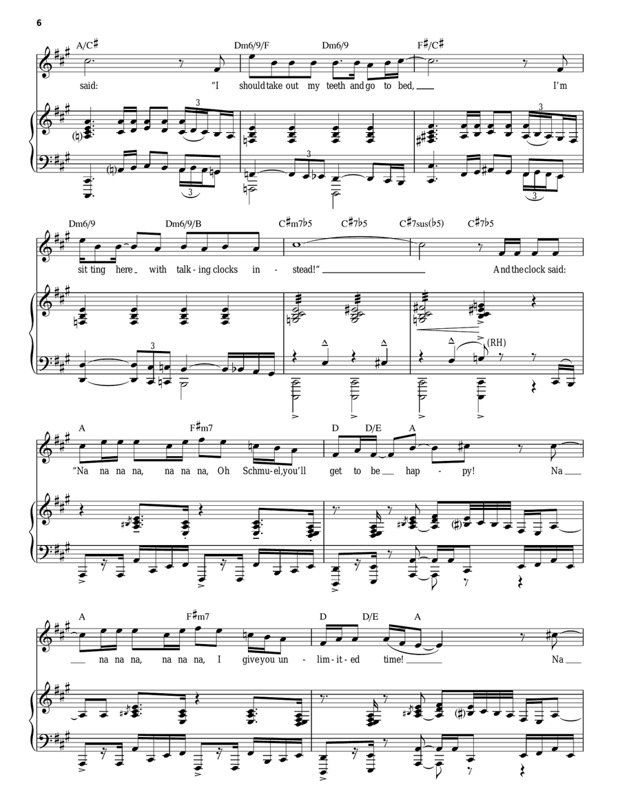 The Schmuel Song (from The Last 5 Years) Guitar scores gallery preview page 6