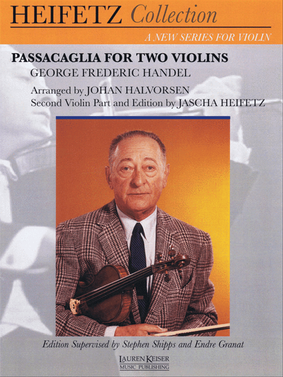 Passacaglia for Two Violins Violin scores gallery preview page 1