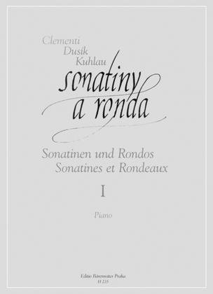 Book cover for Sonatinas and Rondos by Clementi, Dusík and Kuhlau