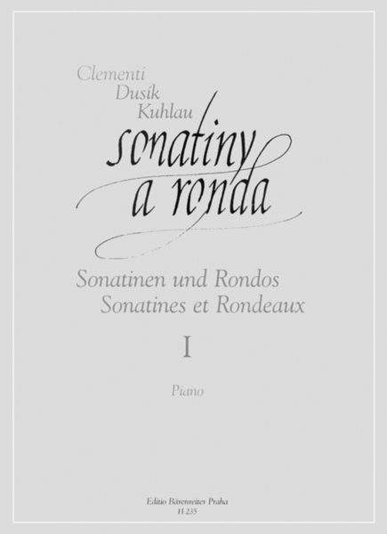 Sonatinas and Rondos by Clementi, Dusík and Kuhlau
