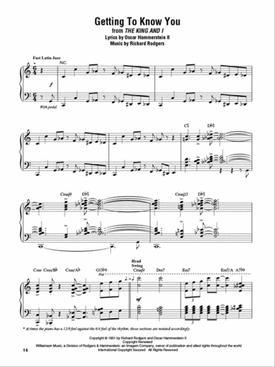 Jazz Piano Masters Play Rodgers & Hammerstein Piano Solo scores gallery preview page 5
