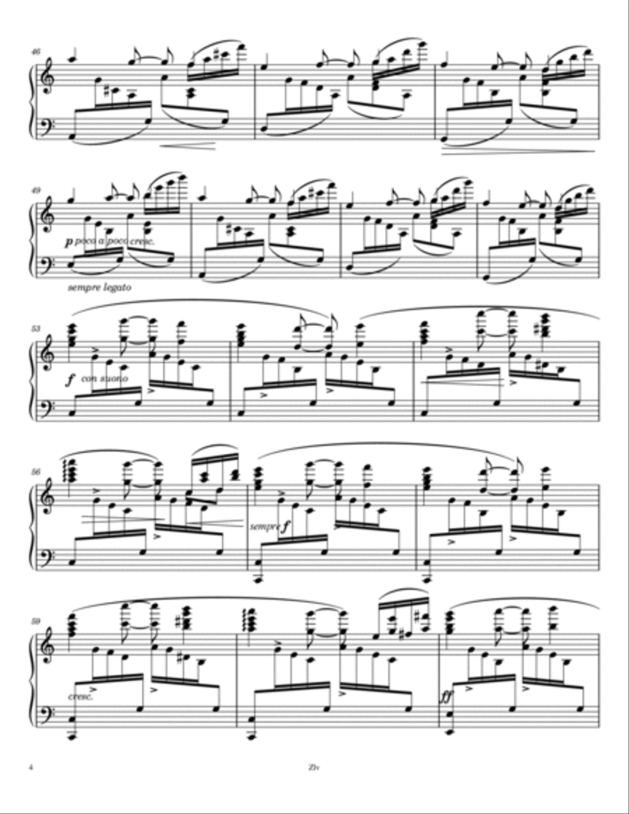 BARCAROLLE - Op.26 Piano Solo scores gallery preview page 4