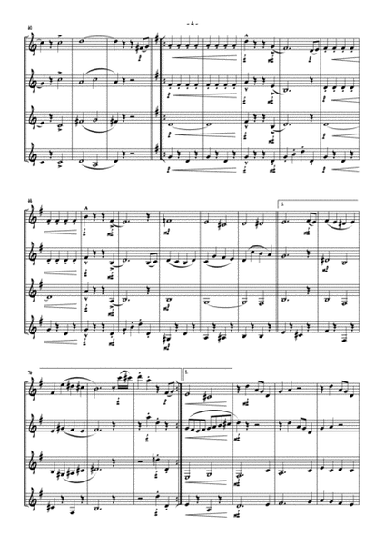Sleigh Ride - Clarinet Quartet image number null