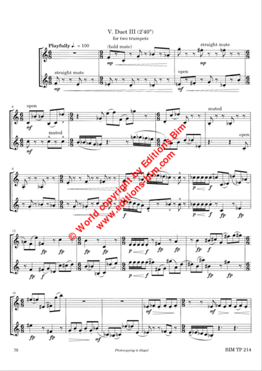 Notes from Faraway Places Trumpet Solo scores gallery preview page 14