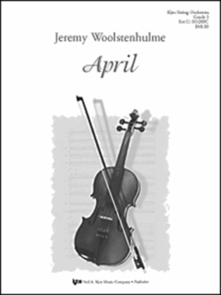 Book cover for April - Score