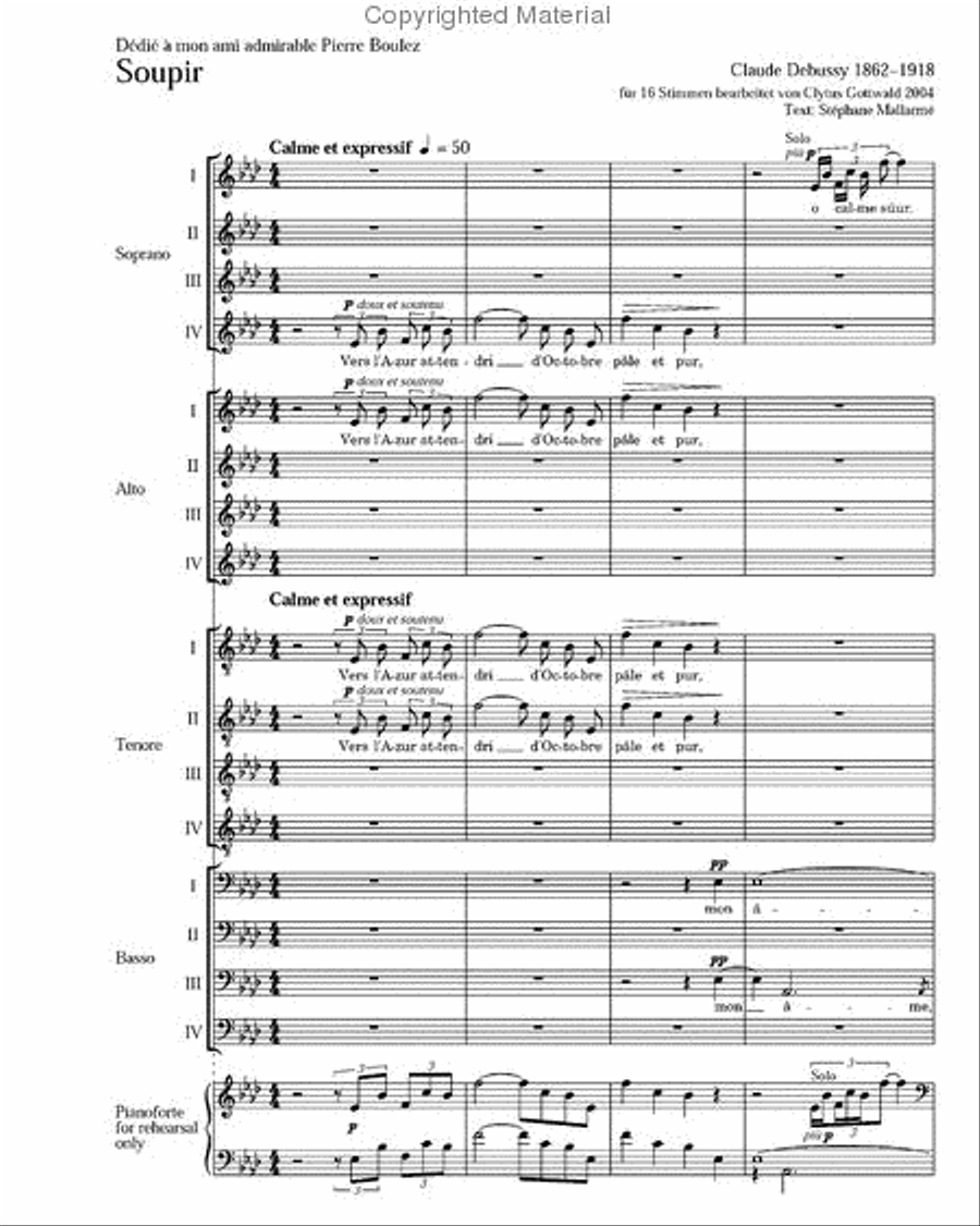 Soupir Choir scores gallery preview page 2