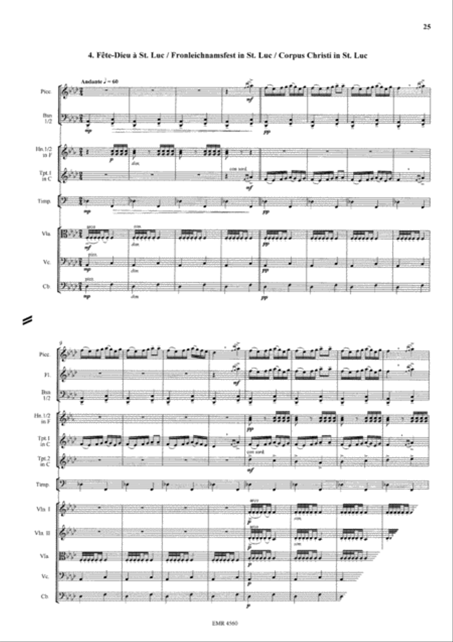 Suite Anniviarde Orchestra scores gallery preview page 6