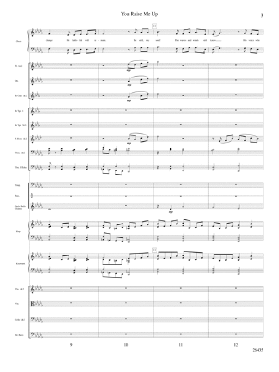 You Raise Me Up Choir scores gallery preview page 4