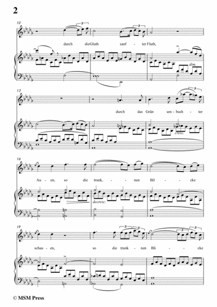 Schubert-Abendbilder(Nocturne),D.650,in b flat minor,for Voice&Piano image number null