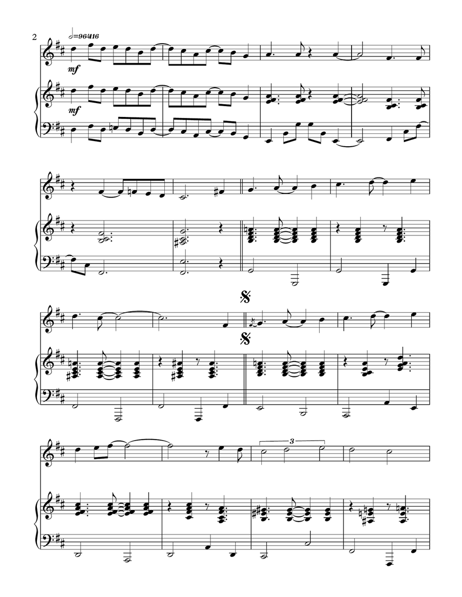Spain Flute Solo scores gallery preview page 3