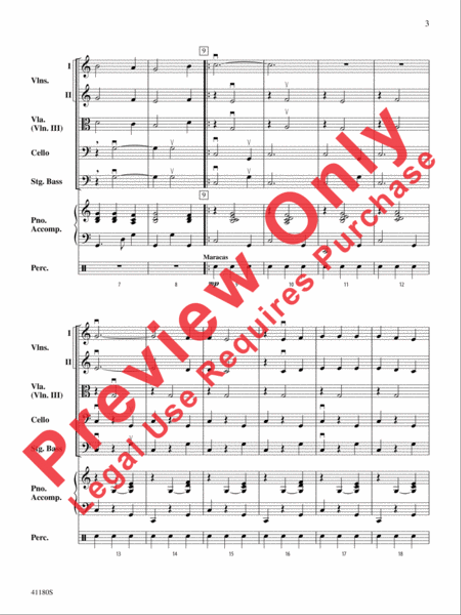 De Colores String Orchestra scores gallery preview page 4