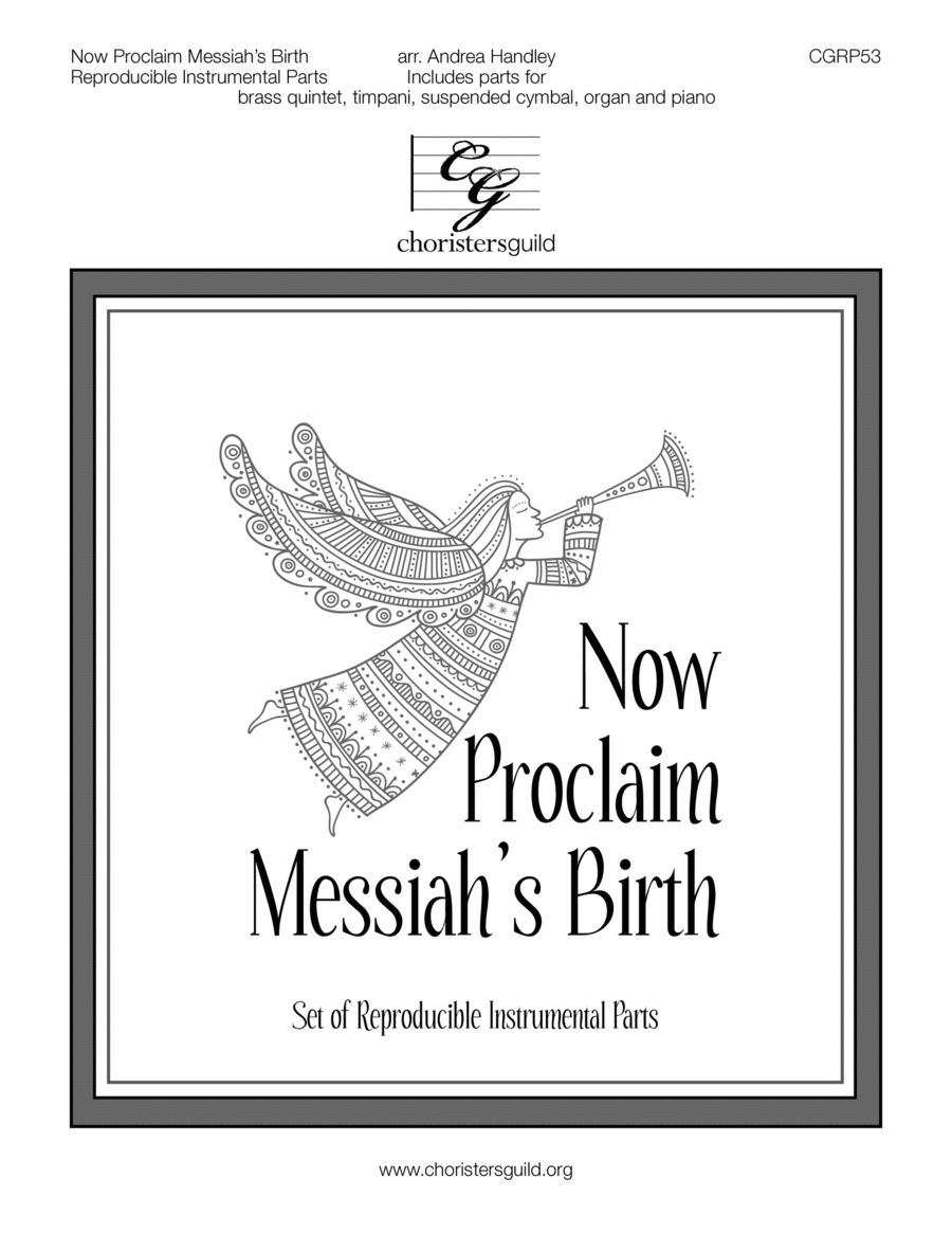 Now Proclaim Messiah's Birth - Reproducible Inst Parts