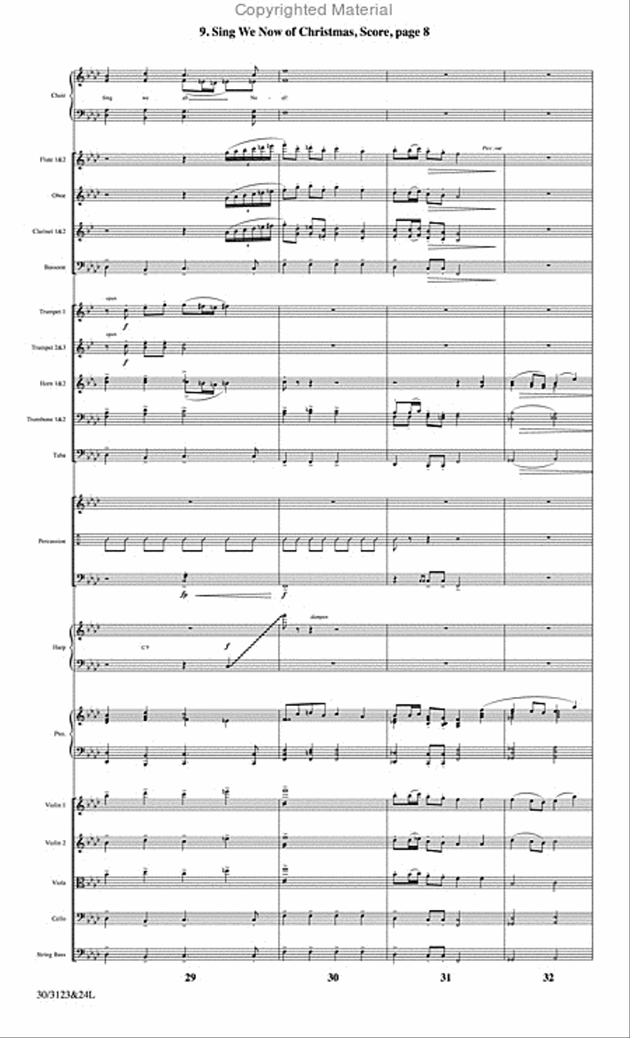 The Christmas Story - Set of Parts Choir scores gallery preview page 87