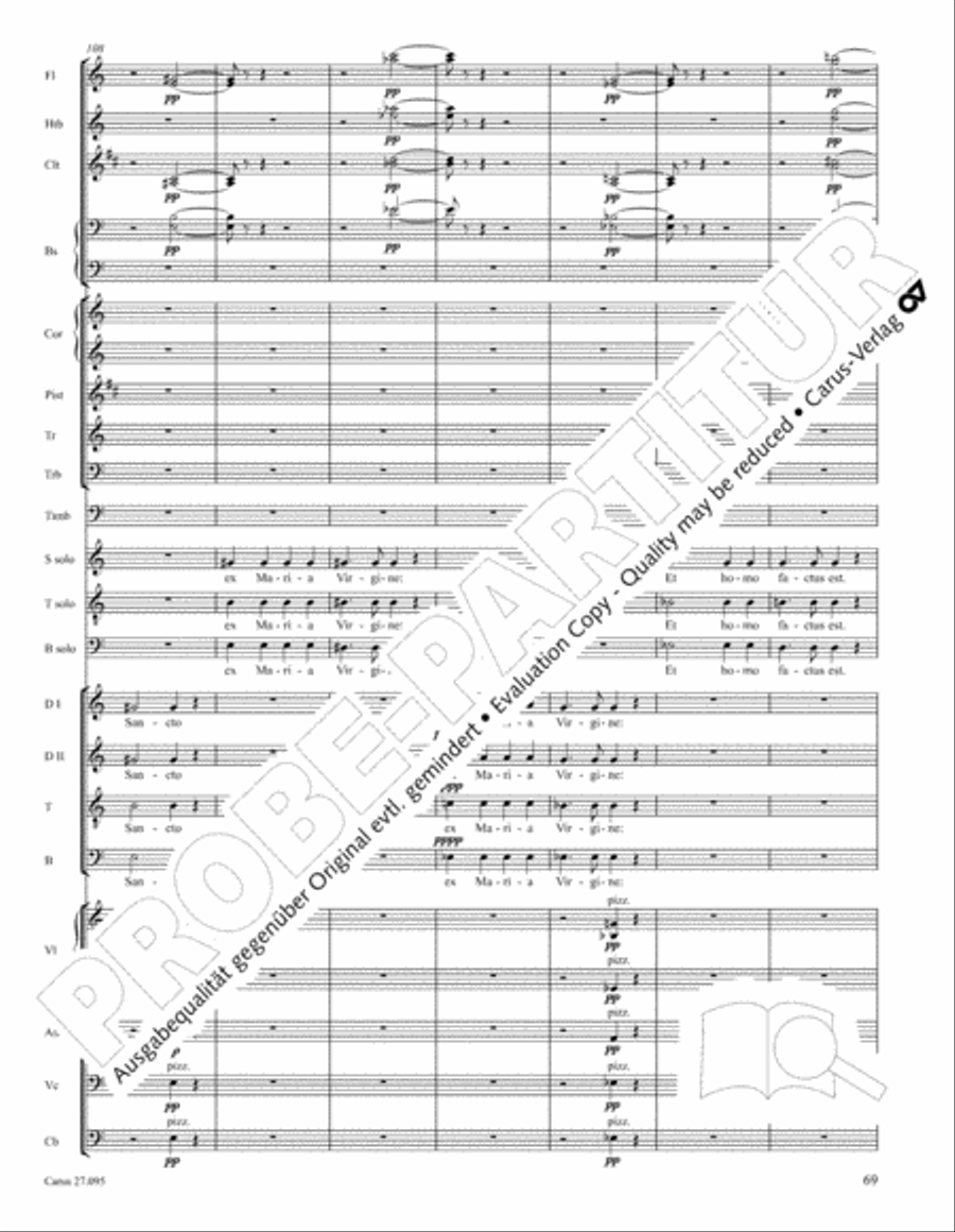 Messe solennelle de sainte Cecile STB scores gallery preview page 82