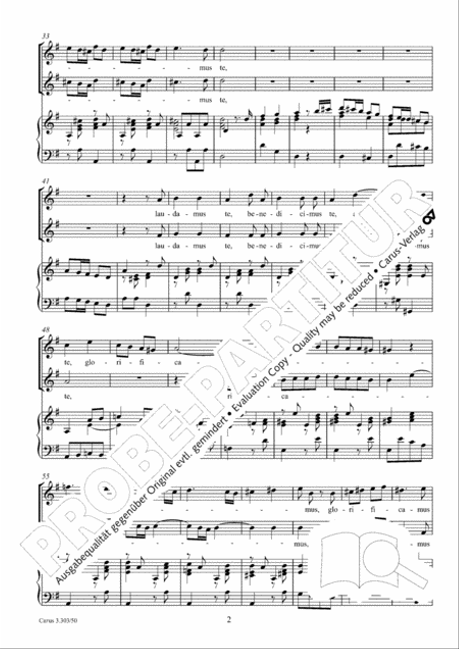 Laudamus Te Women's Choir scores gallery preview page 3