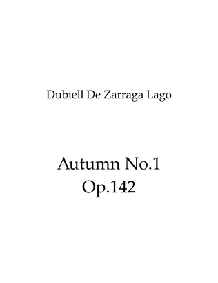 Book cover for Autumn No.1 Op.142