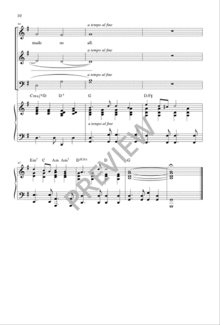 As the Eagle Soars and Circles 3-Part scores gallery preview page 10