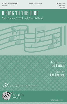 Book cover for O Sing to the Lord (TTBB)