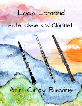 Book cover for Loch Lomond, for Flute, Oboe and Clarinet