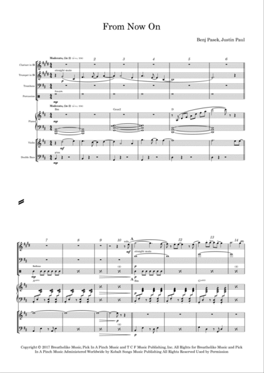 From Now On Small Ensemble scores gallery preview page 2