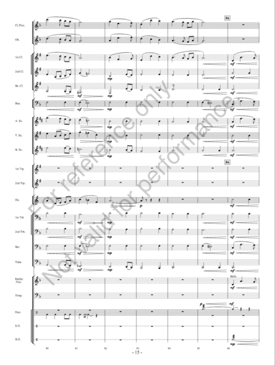 Fate of the Gods Fate of the Gods Concert Band scores gallery preview page 16