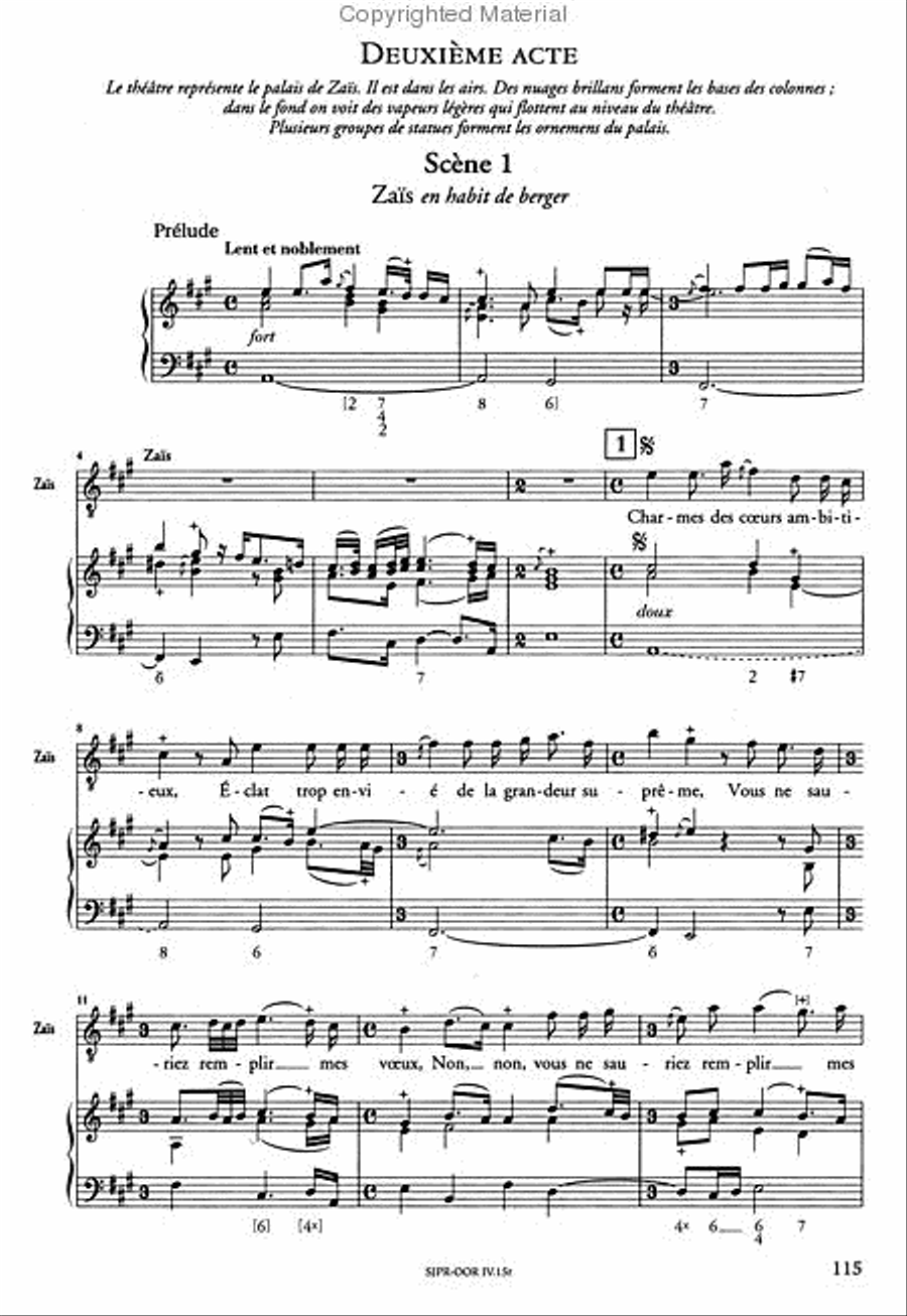 Zaïs RCT 60 (1748) Mixed Choir scores gallery preview page 2